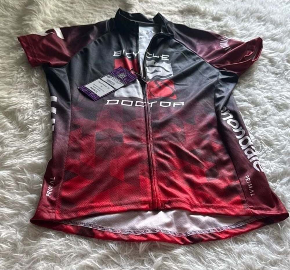Primal Women's XS Bicycle Doctor 2023 Sport Cut Raglan‎ Cycling Jersey
